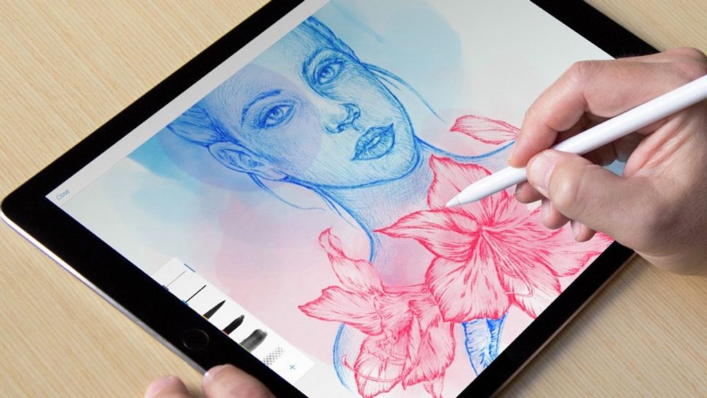 Ilustrator membuat gambar di iPad