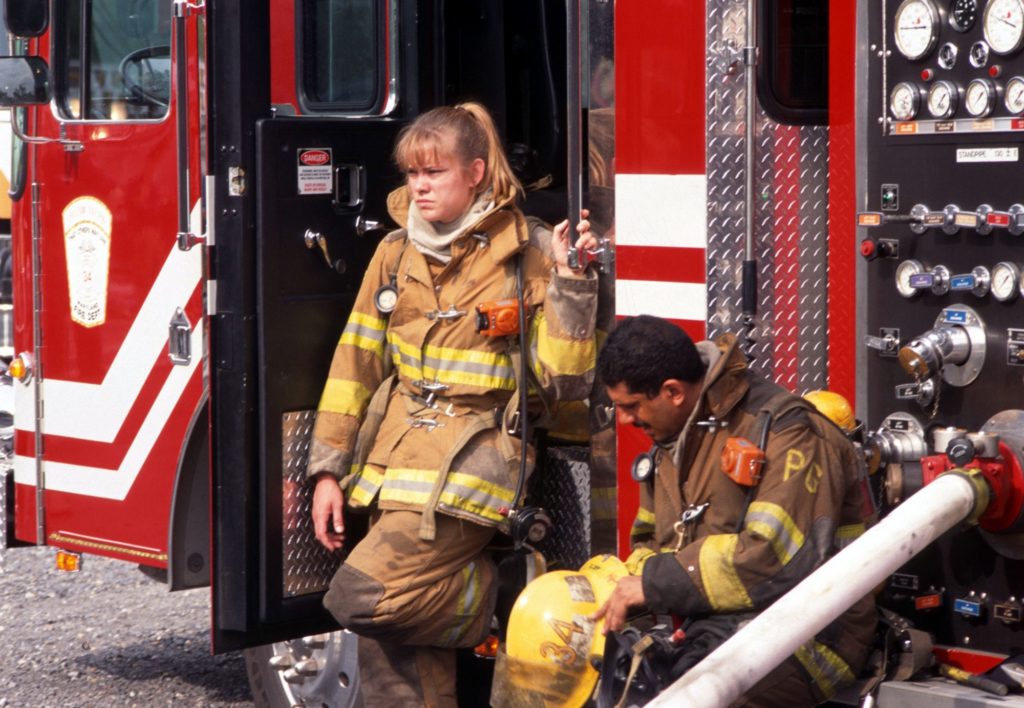 female firefighter