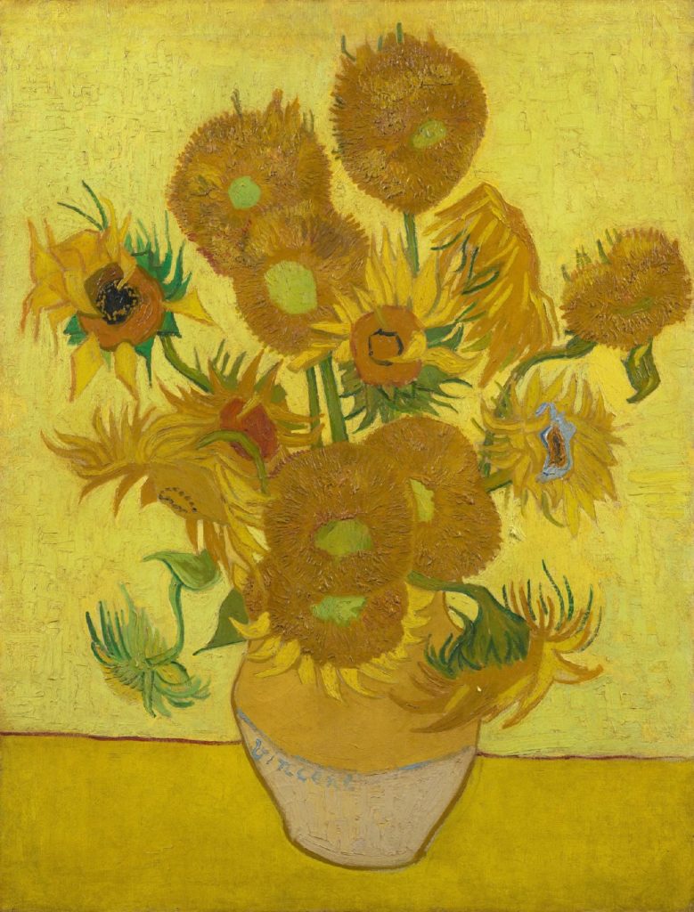 sunflowers vincent van gogh
