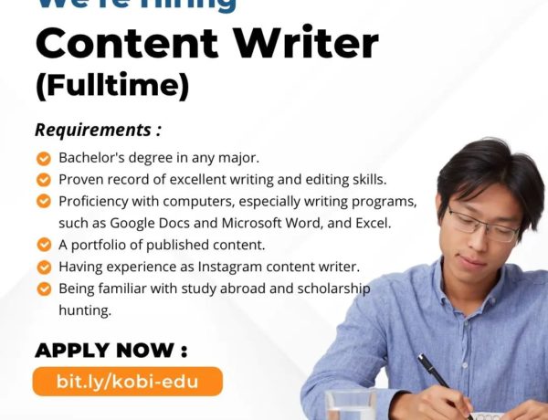 Loker Terbaru Content Writer