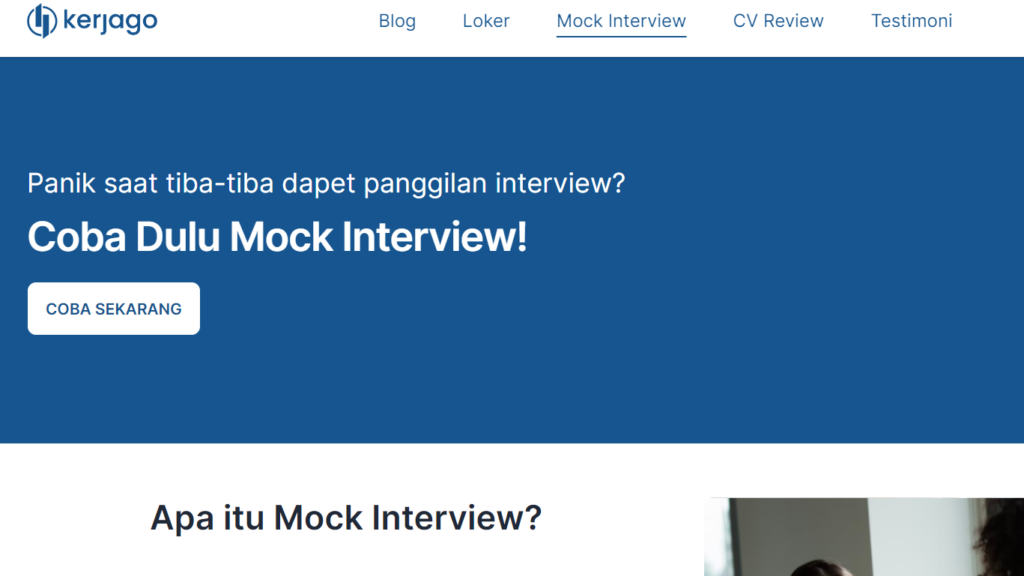 Mock Up Interview Kerjago