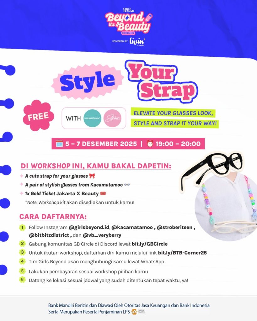 3 Workshop Seru by Girls Beyond di Jakarta X Beauty 2025