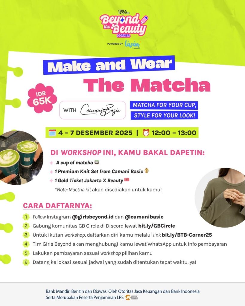 3 Workshop Seru by Girls Beyond di Jakarta X Beauty 2025