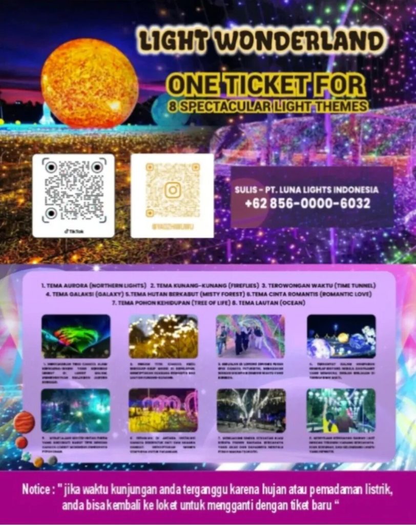 Event Februari 2026 di Jakarta Lights Wonderland di PIK 1 