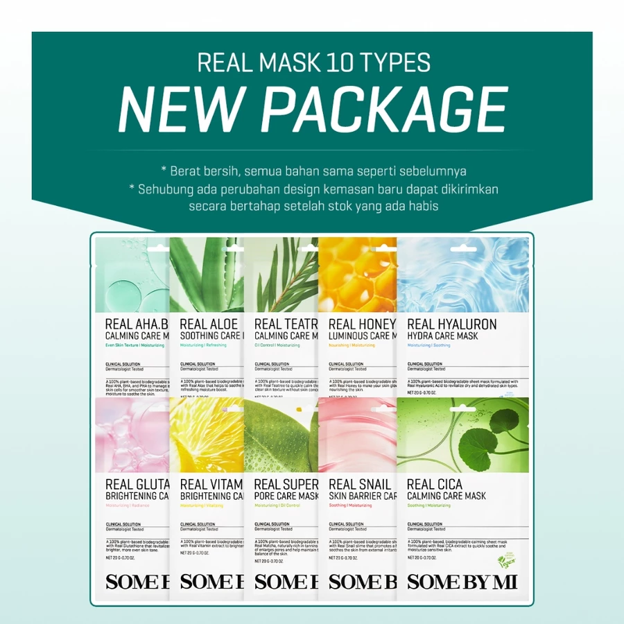 Sheet Mask melembabkan Some By Mi