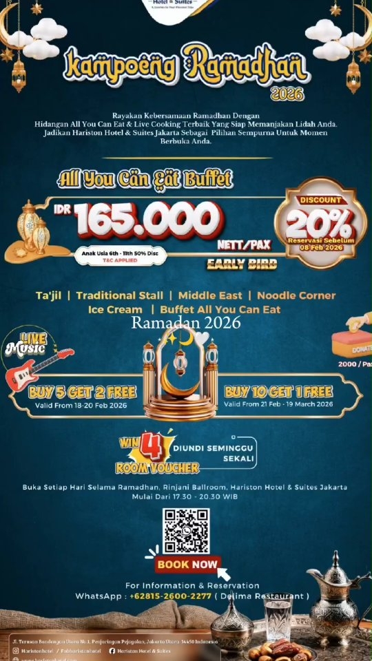 Hotel untuk Tempat Bukber di Jakarta 2026