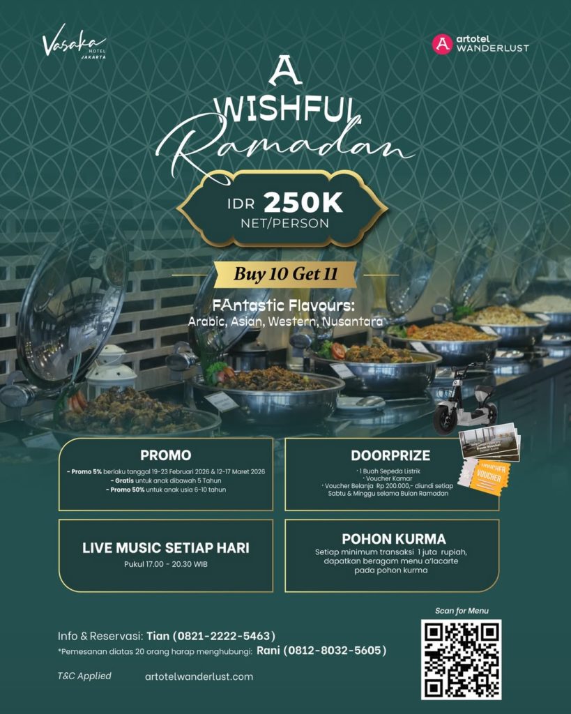 Hotel untuk Tempat Bukber di Jakarta 2026