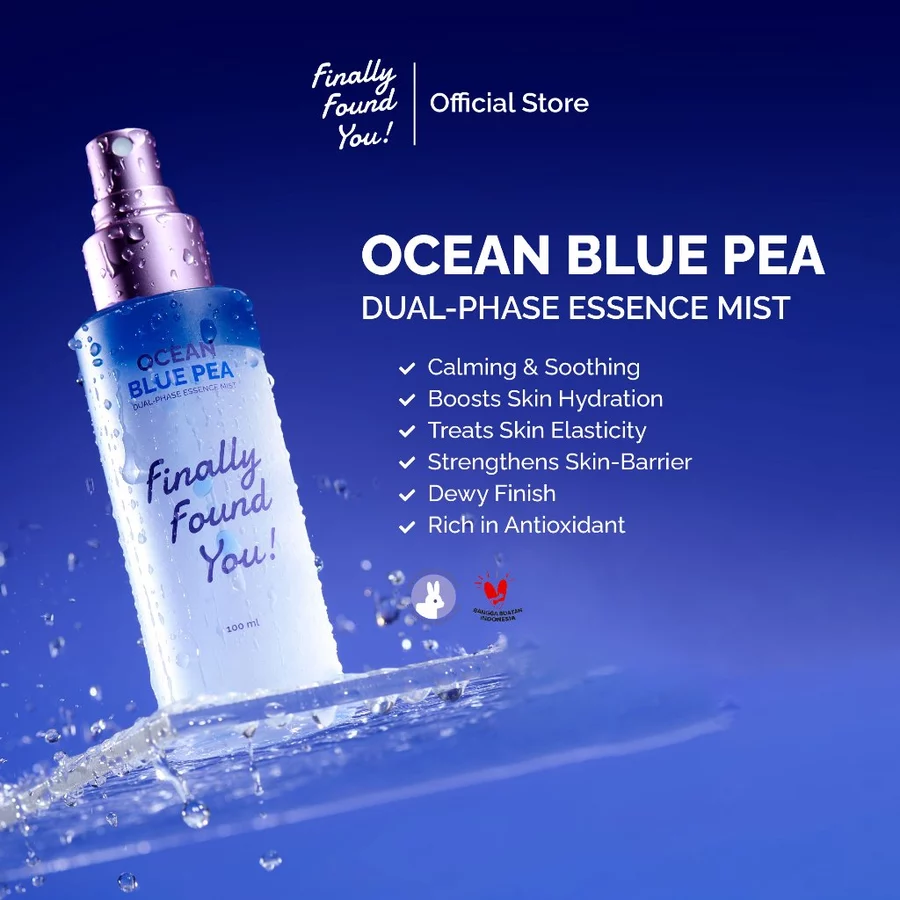 face mist Finally Found You!: Ocean Blue Pea Dual-Phase Essence