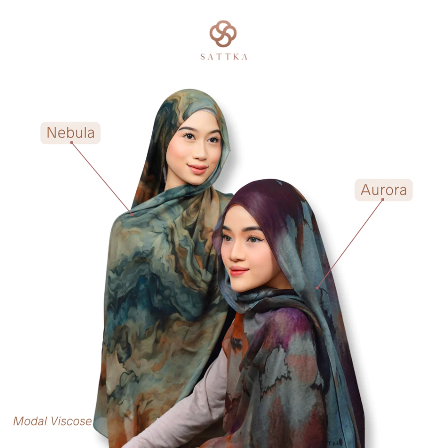 Brand Hijab Viscose Printed sattka