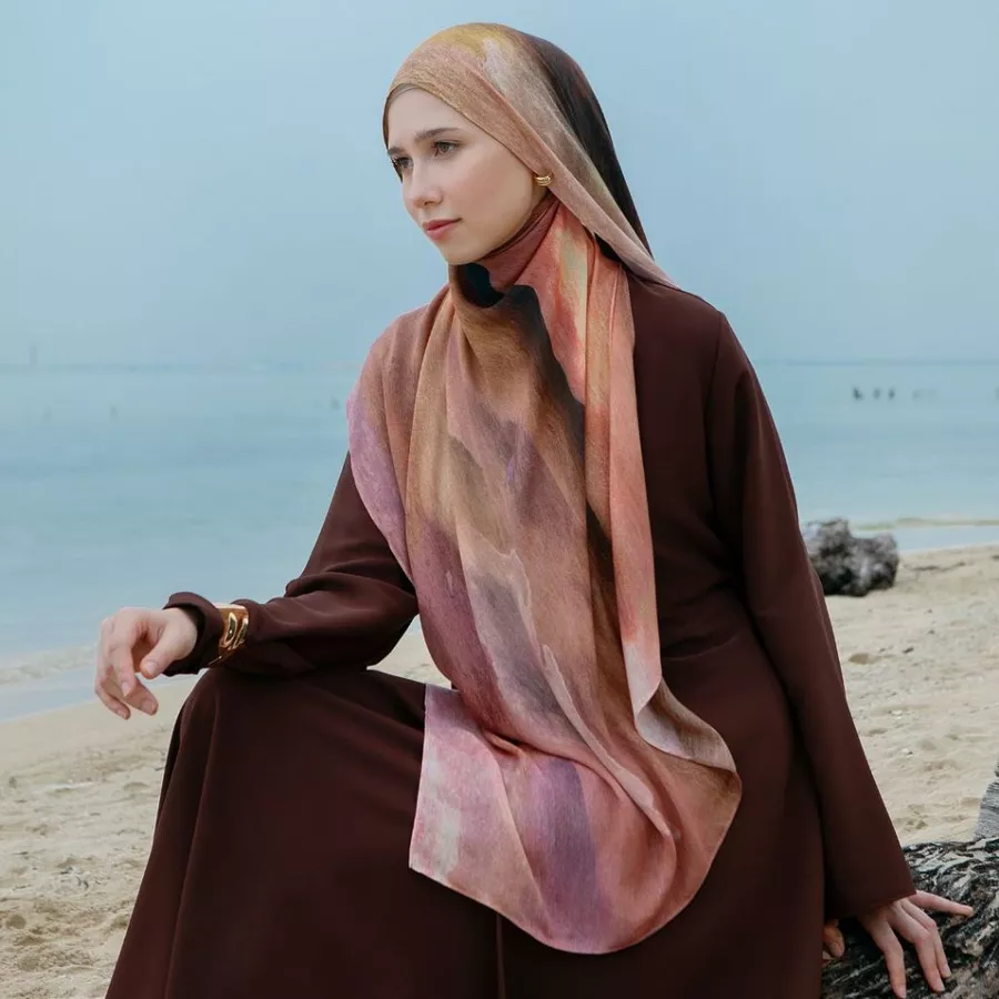 Brand Hijab Viscose Printed Lozy