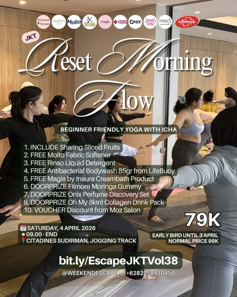 Event Yoga April 2026 Weekend Escape Jakarta: Yoga with City View