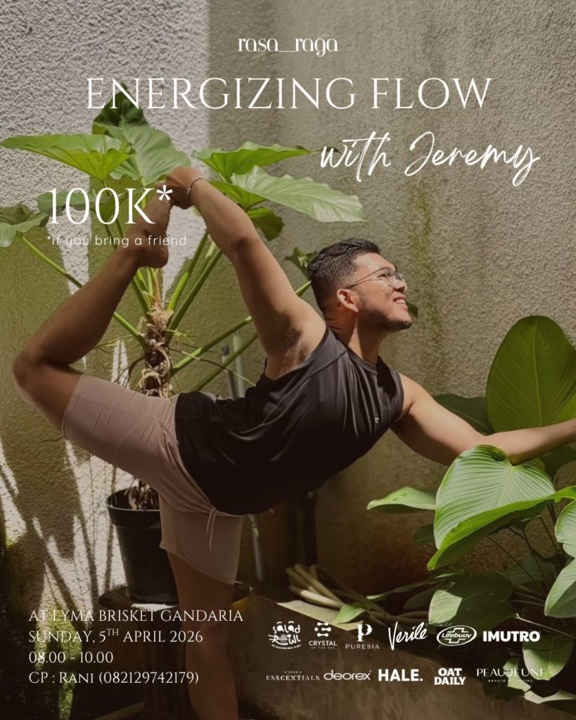 Event Yoga April 2026 Rasa Raga: Energizing Flow with Jeremy