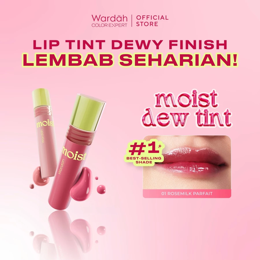 lip tint ringan untuk ngantor Wardah