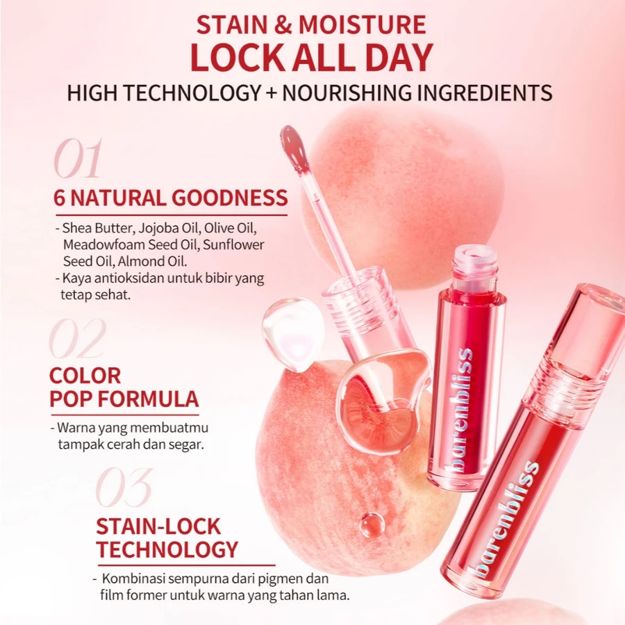 lip tint ringan untuk ngantor barenbliss