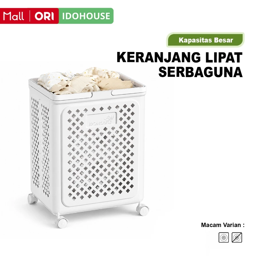 Keranjang Baju Lipat: BARITOINDO Keranjang Lipat Baju Kotor 
