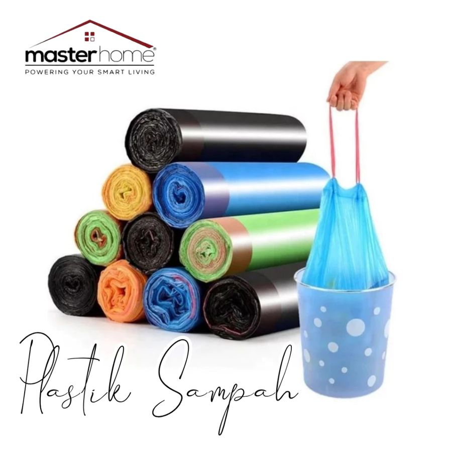 Kantong Sampah Roll: Masterhome Kantong Plastik Sampah Tali