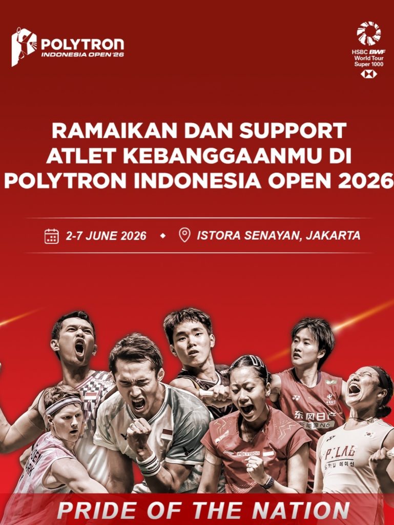 Polytron Indonesia Open 2026 (2-7 Juni)
