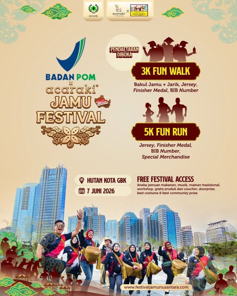 BPOM x Acaraki Jamu Festival (6-7 Juni)