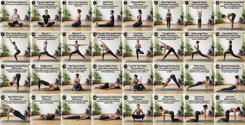 Pose Yoga untuk Pemula (Beginner