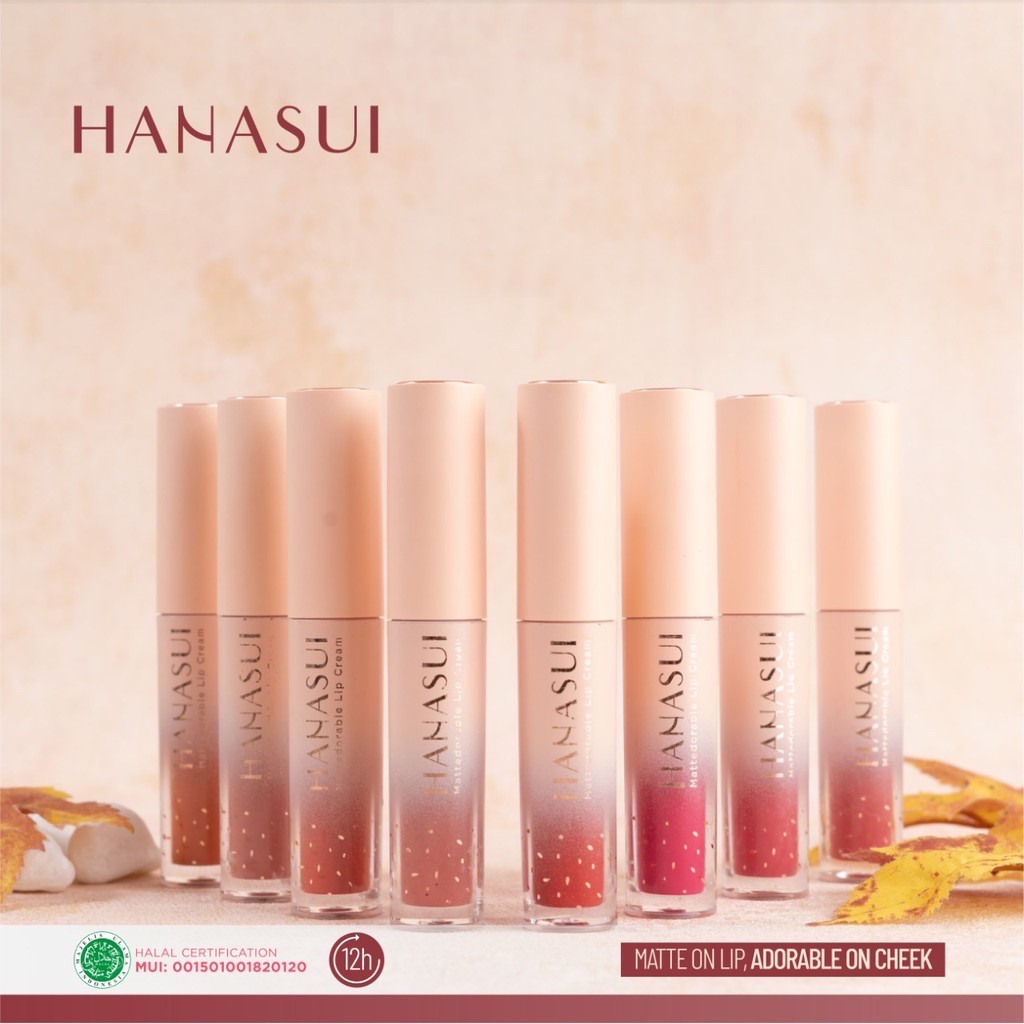 Hanasui Mattedorable Lipcream (Diskon 21%)