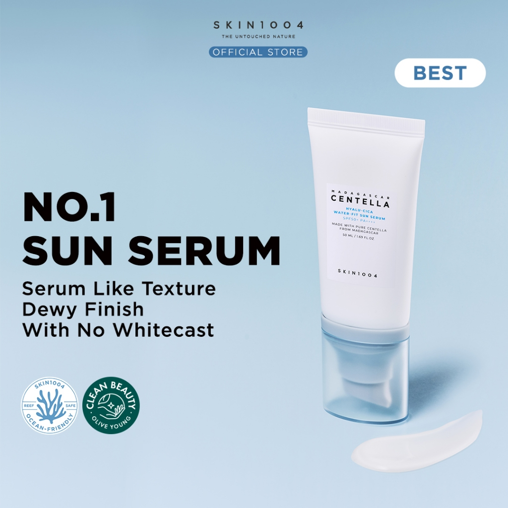 SKIN1004 Madagascar Centella Hyalu-Cica Water-Fit Sun Serum SPF50 PA++++ (Diskon 85%)