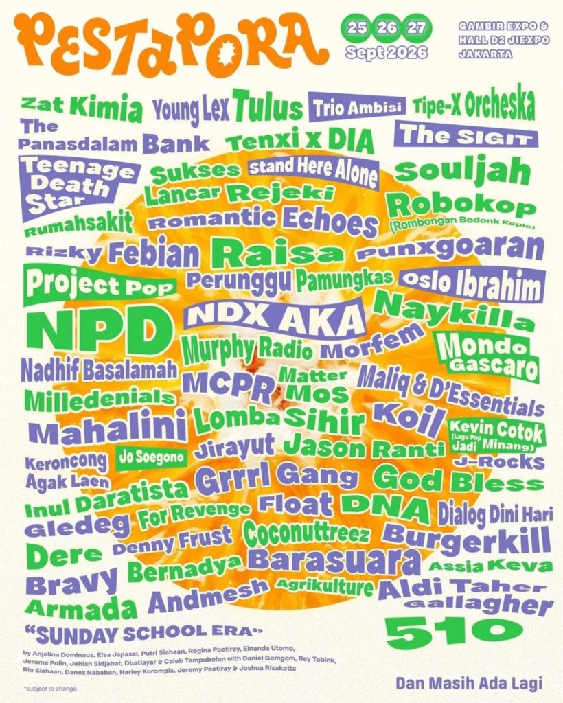 Pestapora 2026 (25 – 27 September 2026)