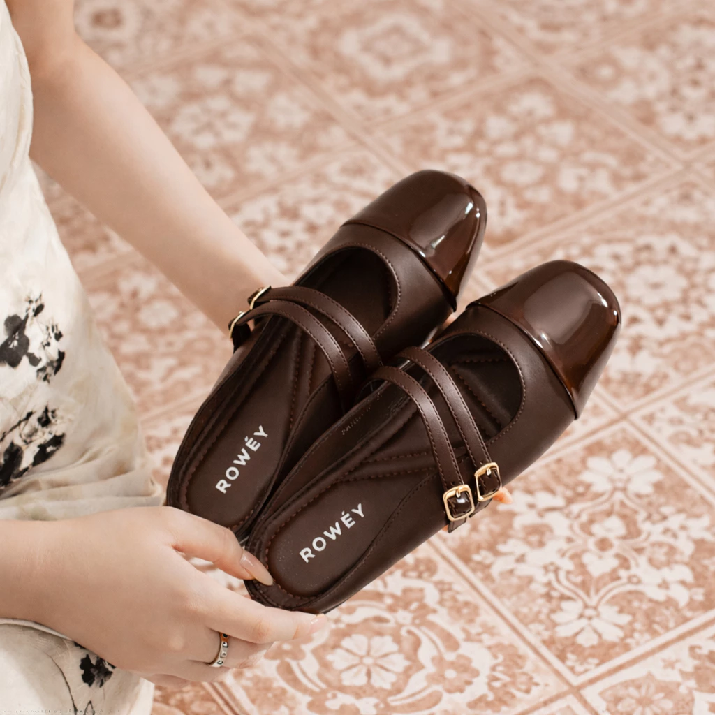 Rowey: Sandal Mules Flat Patricia (Deals Rp1000)
