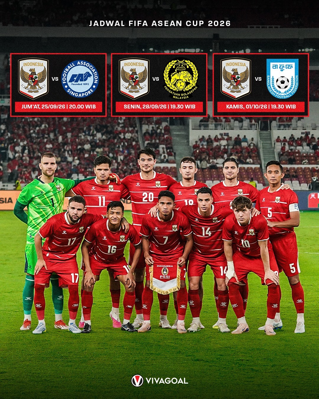 FIFA ASEAN Cup 2026 (23 September – 3 Oktober 2026)