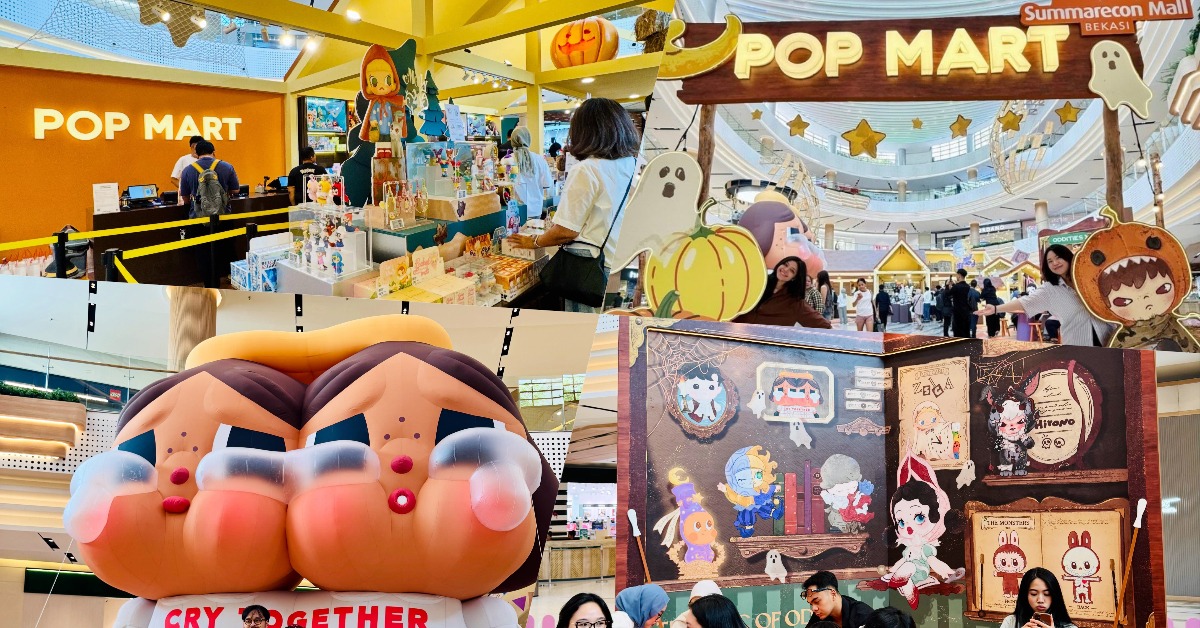 POP MART Hadirkan Halloween Experience Pertama di Indonesia, Ada CRYBABY Raksasa 5 Meter!