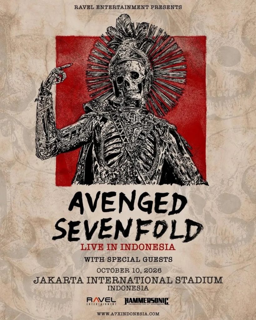 Avenged Sevenfold Asia Tour (10 Oktober 2026)