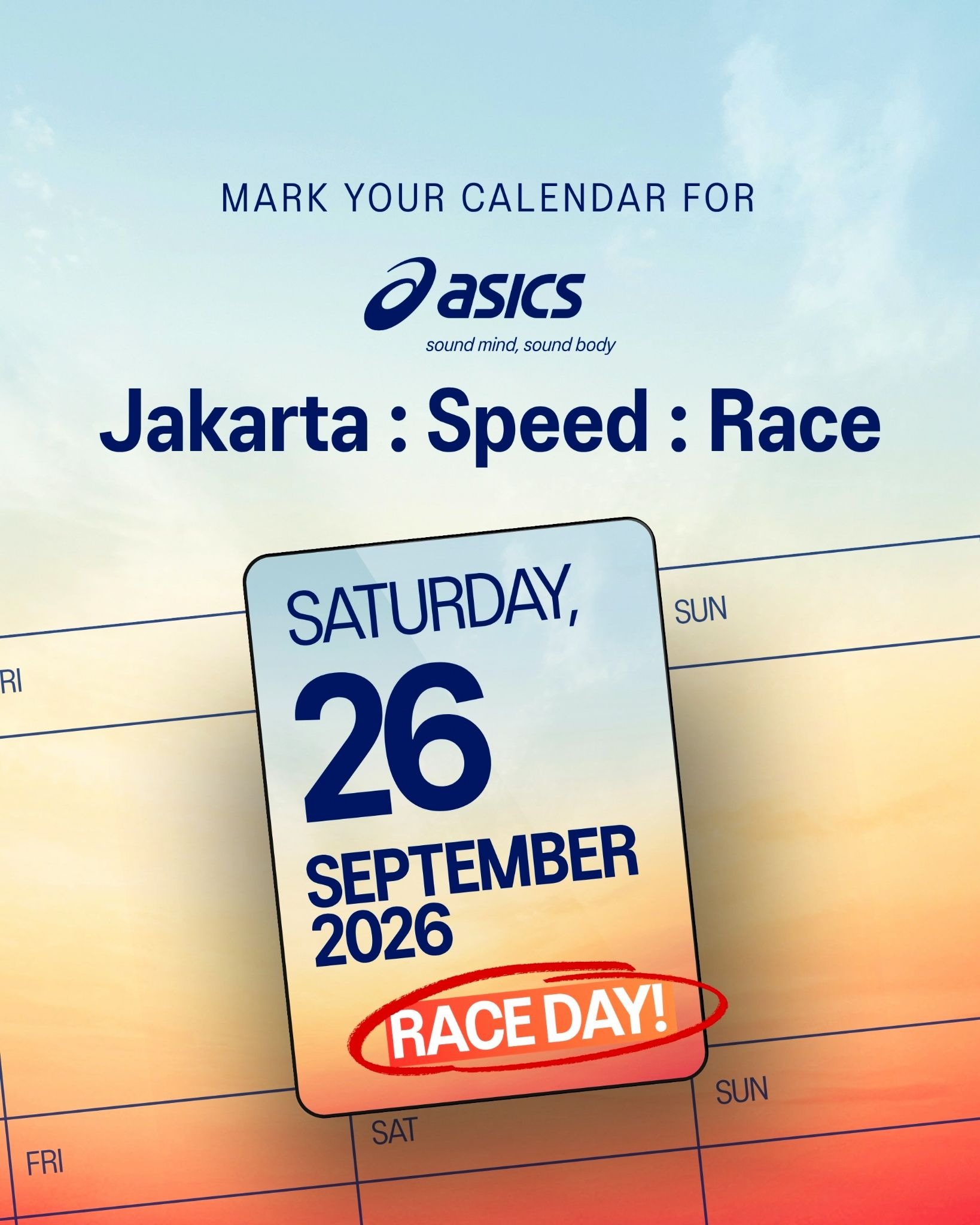 Jakarta Speed Race 2026 (26 September 2026) 