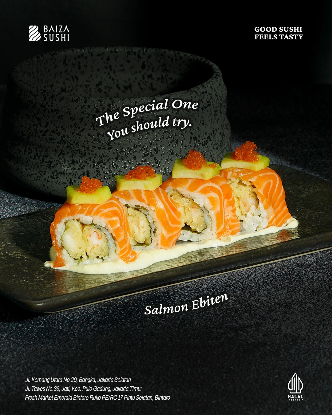 sushi sah certified Baiza Sushi
