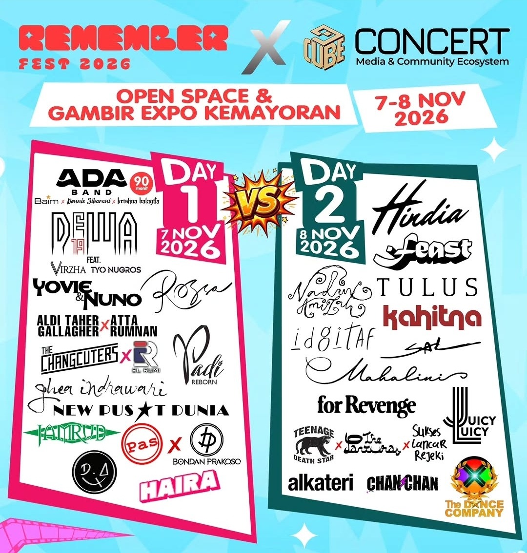 Remember Fest 2026 x Cube Concert