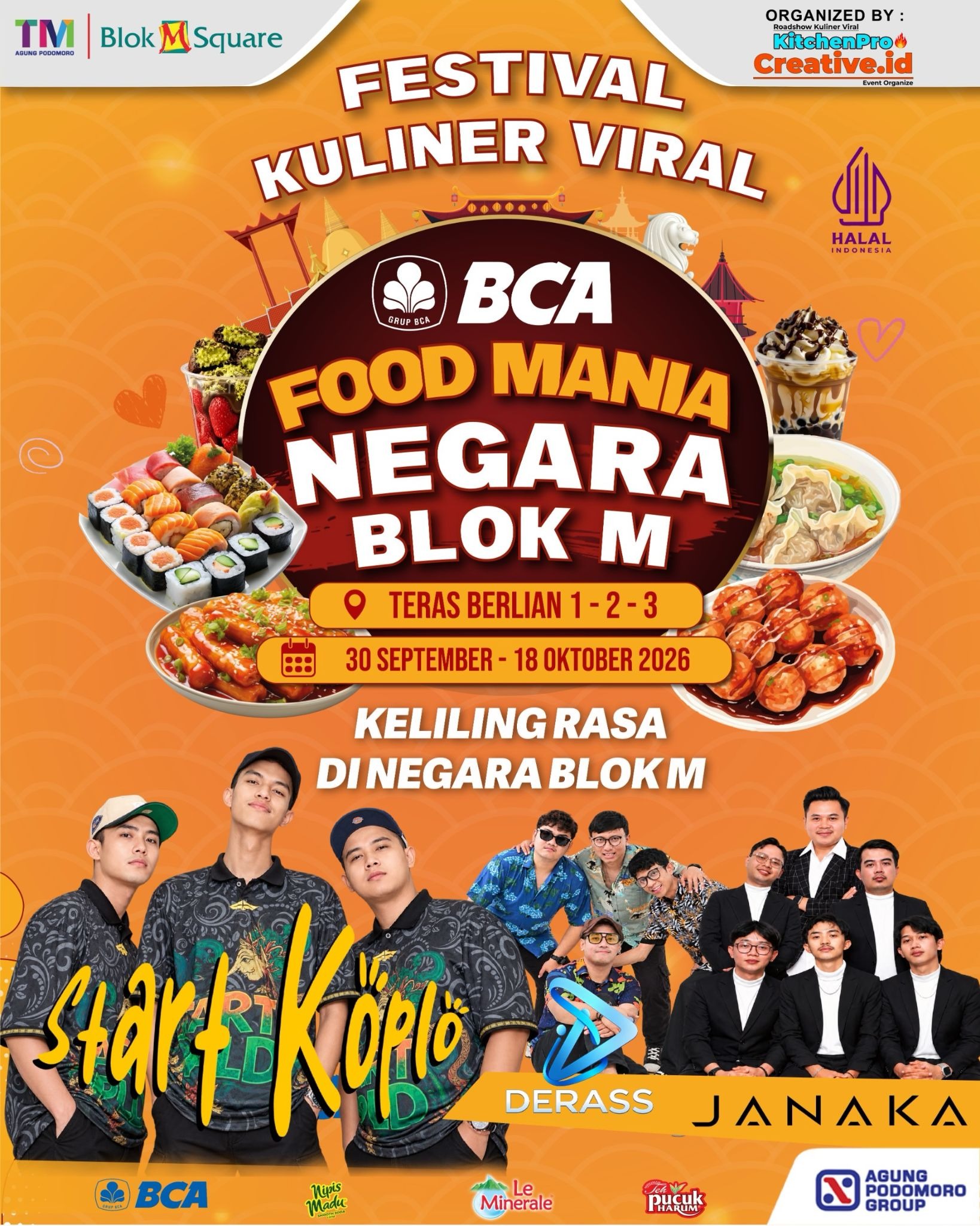 Food Mania Negara Blok M (30 September – 18 Oktober 2026
